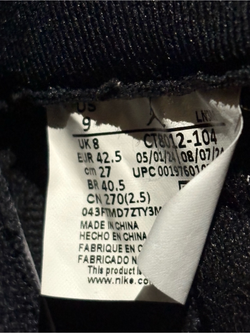 Air Jordan 11 Retro 'Legend Blue / Columbia' 2024 - Size 9 Mens - Picture 6 of 6